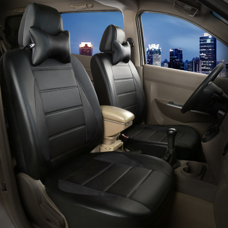 适用于东风小康k17v07sc37k07C36风光v29面包车专用皮革全包座套