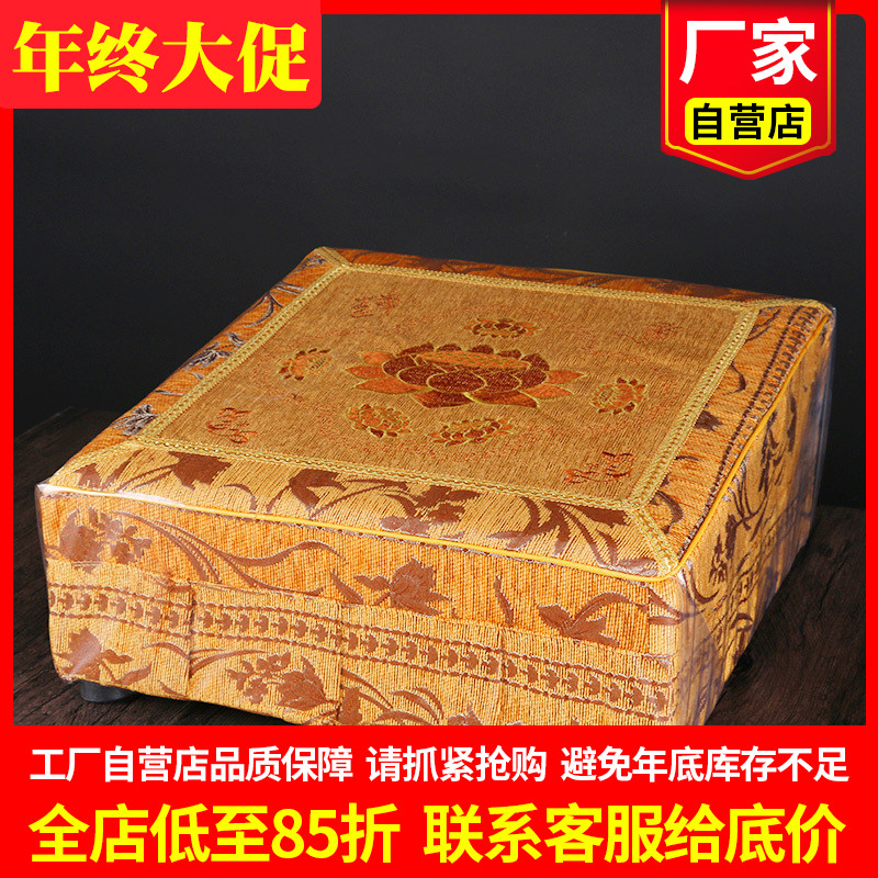拜垫拜佛垫磕头垫佛堂顺滑加厚实木拜凳拜椅打坐垫跪垫大礼拜家用