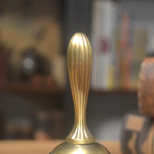 欧式金属铃铛酒吧餐厅吧台传菜铃田园风铃手摇叫餐铃幼儿园上课铃