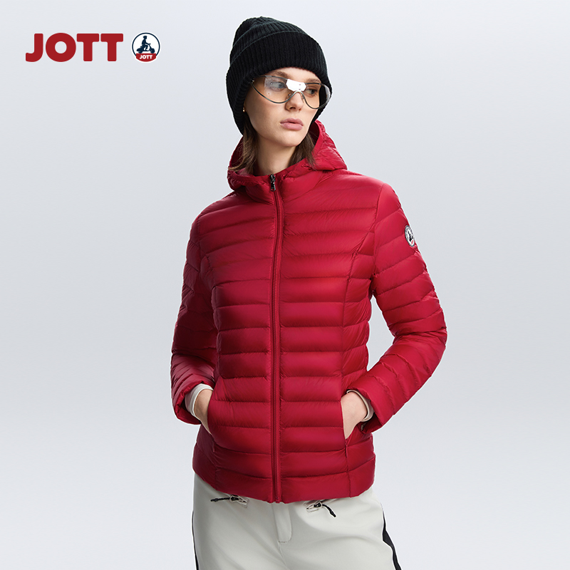 JOTT女士经典连帽羽绒服