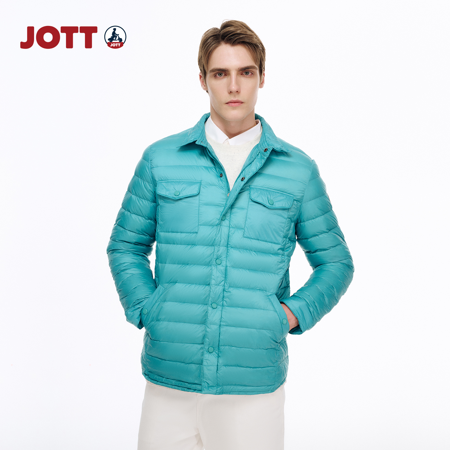JOTT男士保暖羽绒服休闲百搭