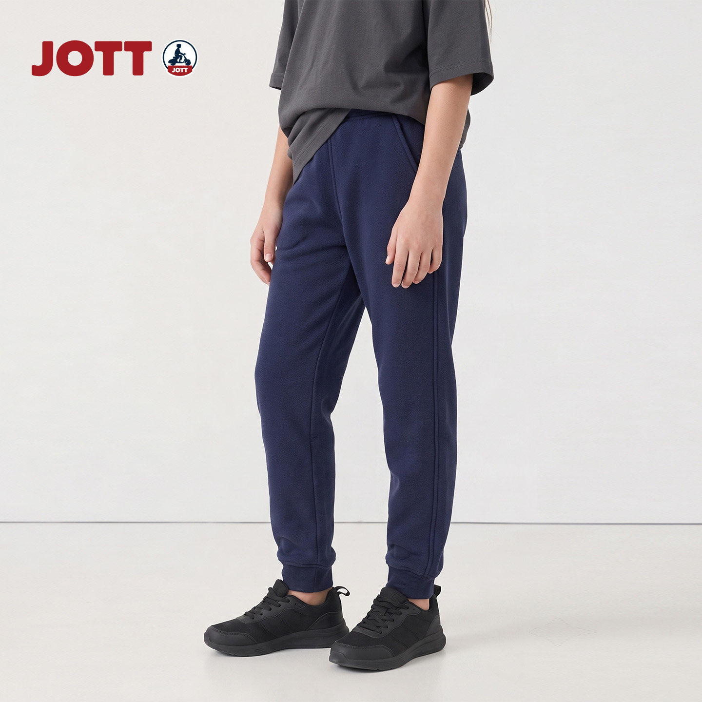 JOTT/法国进口专柜正品男女童装卫裤运动休闲儿童长裤子秋冬款图片