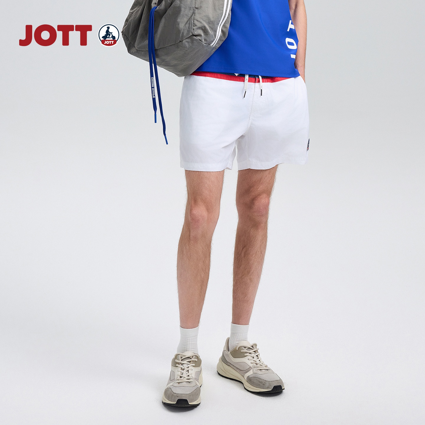 JOTT男士夏季沙滩裤休闲百搭时尚简约舒适透气短裤潮流卫裤休闲裤