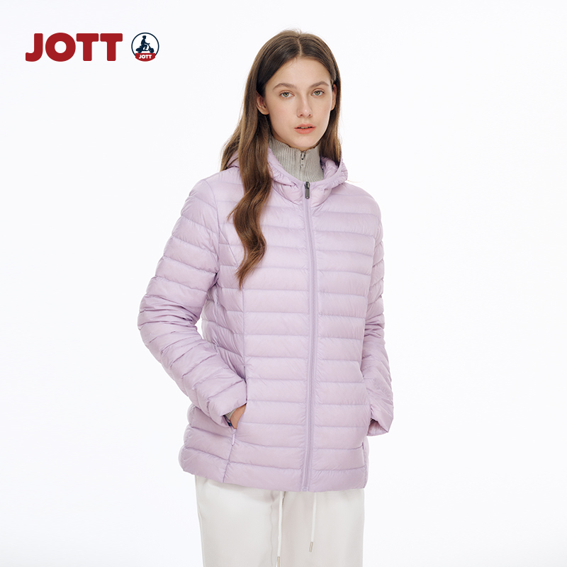 JOTT女士连帽轻薄羽绒服