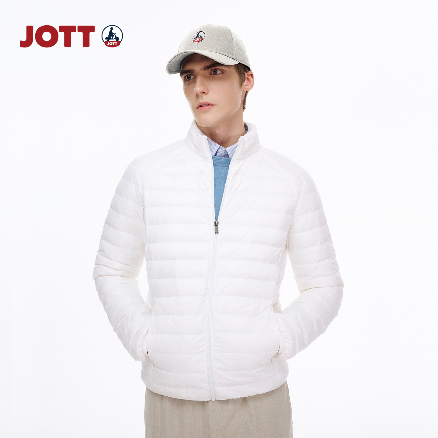 JOTT男士轻薄羽绒服休闲百搭