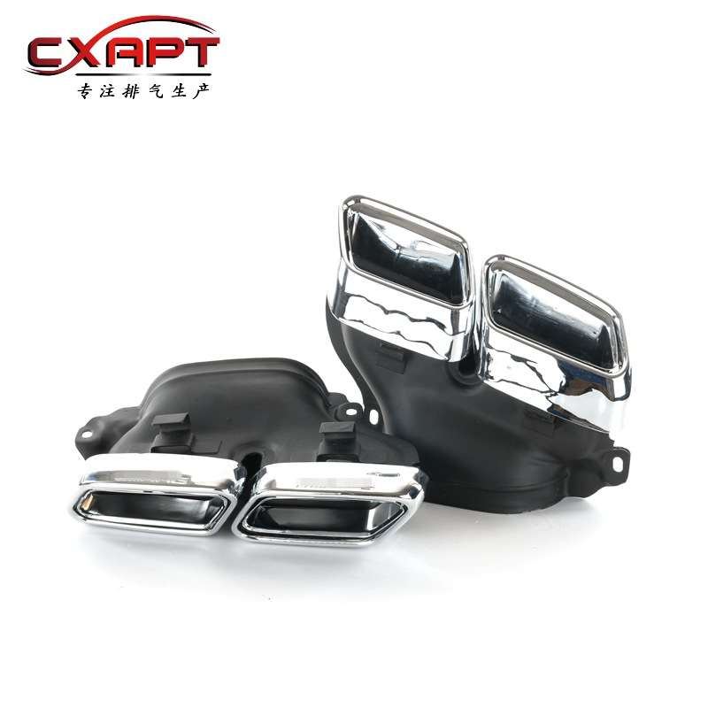 适用于奔驰E级改装 W212 W222改装E63 AMG尾喉四出排气改装S SL级