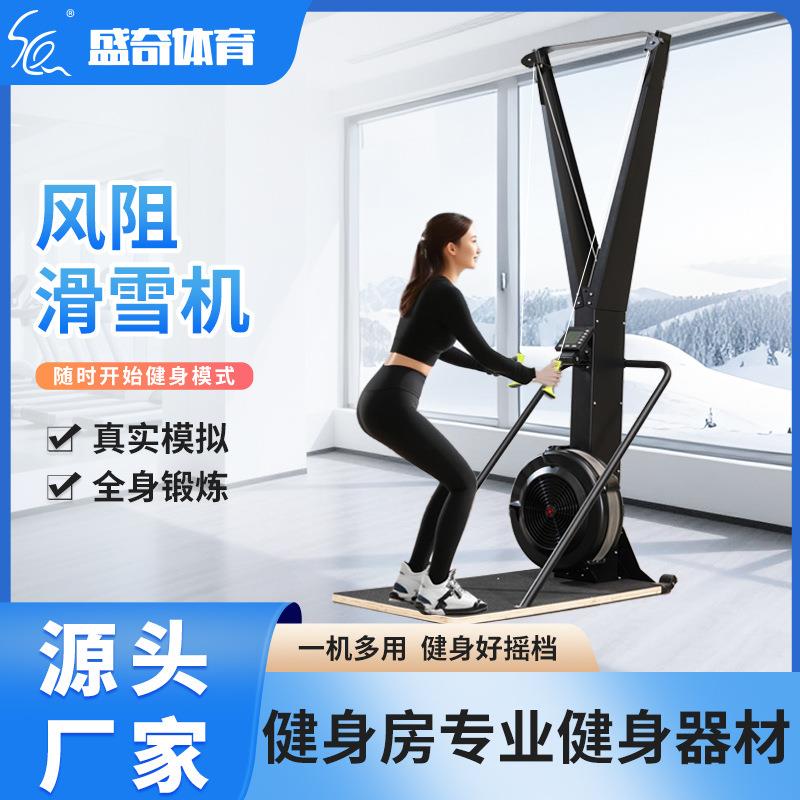风阻滑雪机健身房减脂塑性室内有氧运动家用双臂高拉器滑雪模拟器