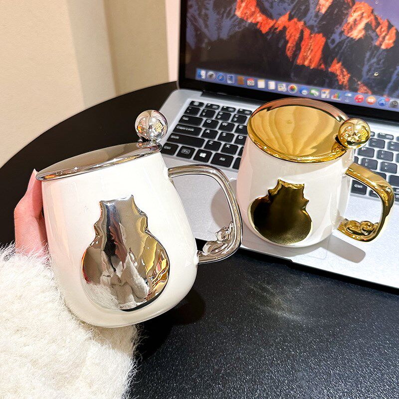 陶瓷马克杯现代简约风下午茶喝杯室情侣一对杯