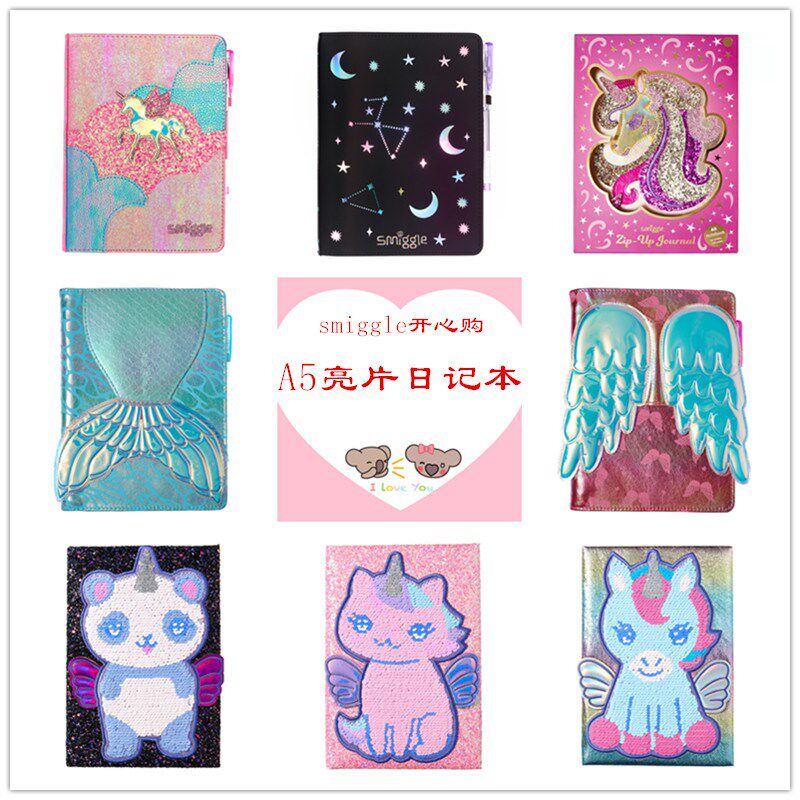 澳洲 足球亮片动物生白领笔记本奖品