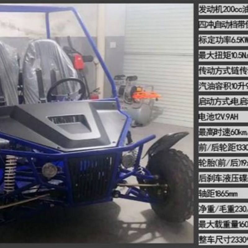 全地形越野沙滩车农夫车四驱消车休闲双人卡丁四轮自动车