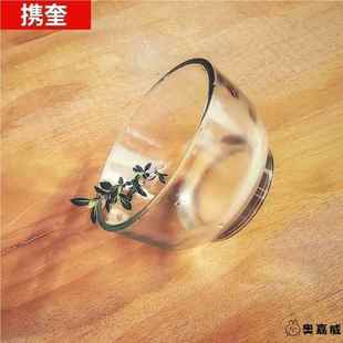 泡菜坛子盖子家用加厚水晶玻璃咸菜玻璃盖盖碗双用酸菜腌菜罐子盖