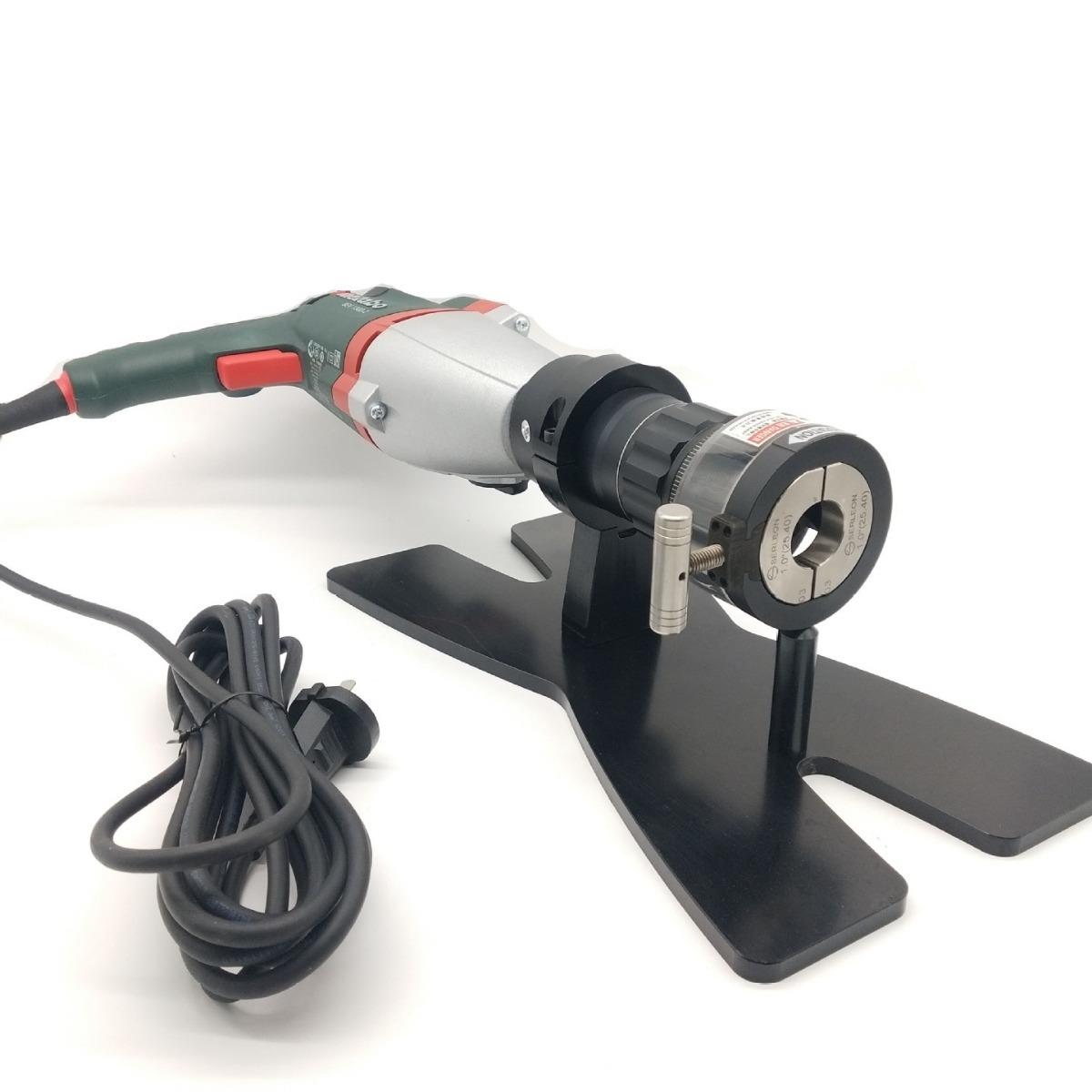 PFM1.5AC插电款平口机电子管路气体管道平口切割机小管径不锈钢