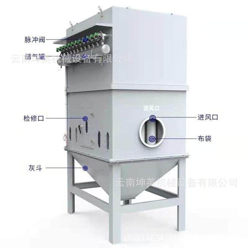 脉冲布袋除尘器 锯末粉尘防爆除尘设备 耐高温工业锅炉除尘规划,机械设备,空气净化设备,淘宝优惠券,粉丝福利购,淘宝优惠卷