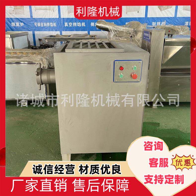 立式冻肉绞肉机猪肉牛肉鱼糜绞碎机肠类加工成套设备