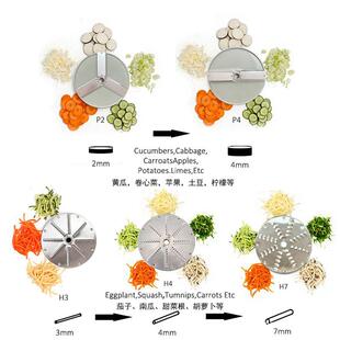 跨境商用多功能跨境台式切菜机酒店切菜机红薯柠檬切菜机刀片