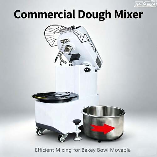 Spiral dough mixer 8kg12kg15kg flour mixer BowlMovable和面机