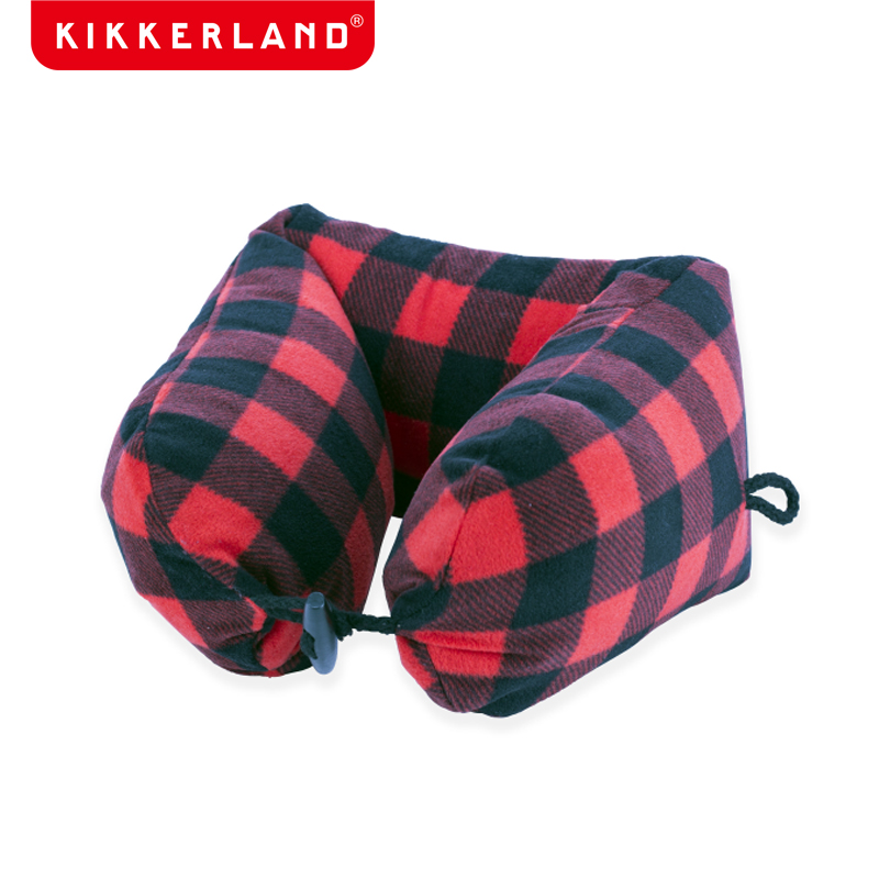 Kikkerland汽车u型旅行飞机便携床上办公室用充气颈枕创意礼品