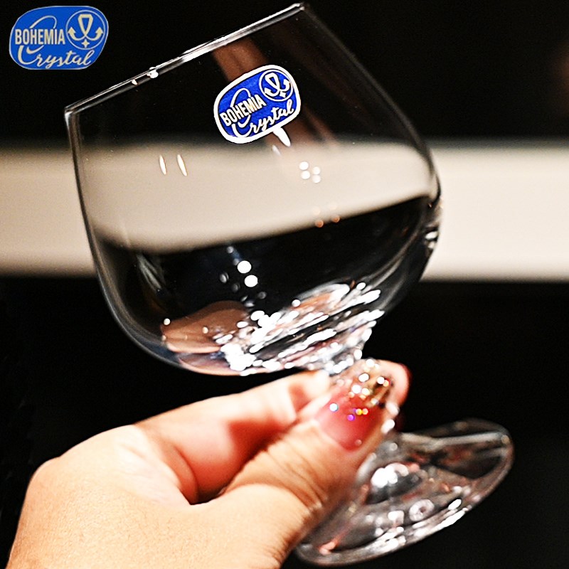捷克BOHEMIA进口水晶玻璃XO矮脚大干邑白兰地洋酒杯威士忌酒杯子