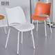 餐椅家用加厚靠背塑料椅子餐厅网红椅简约休闲椅餐桌椅