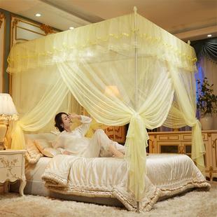 三开门加厚加密夏季 纹账通用 免安装 蚊帐落地家用卧室20R22年新款