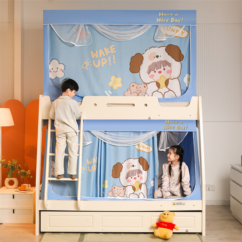 儿童子母床蚊帐双层高低床0.生.铺.梯形家用床帘,床上用品,蚊帐,淘宝优惠券,粉丝福利购,淘宝优惠卷