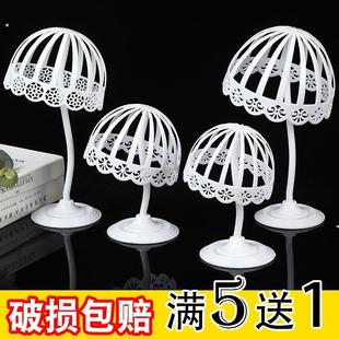 假发收纳放假发的架子放假发的头模收纳架假发展示架放置头发支撑