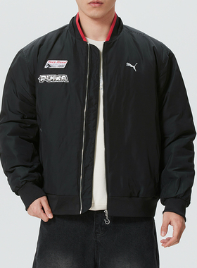 彪马（PUMA）夹克男装女装 26新款RACE AHEAD PADDED BOMBER运动