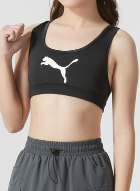 PUMA彪马女士健身衣2025春季新款训练透气运动胸衣跑步胸衣5273