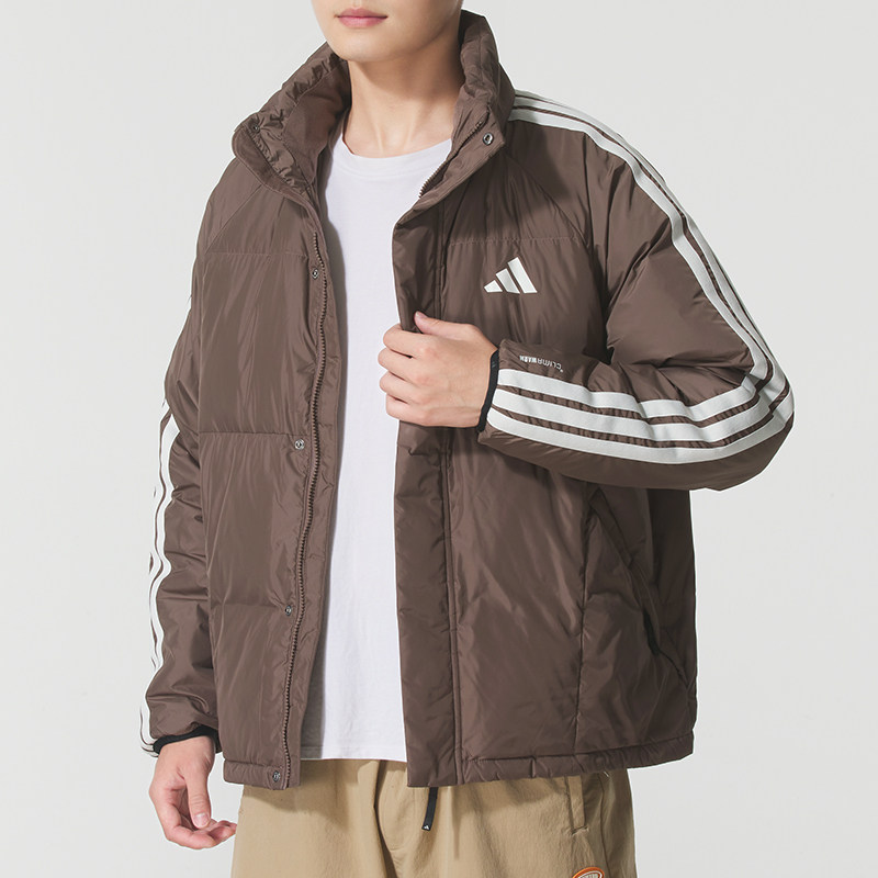 阿迪达斯（耶运动）羽绒服男装 2026春春季新款保暖运动服潮流时