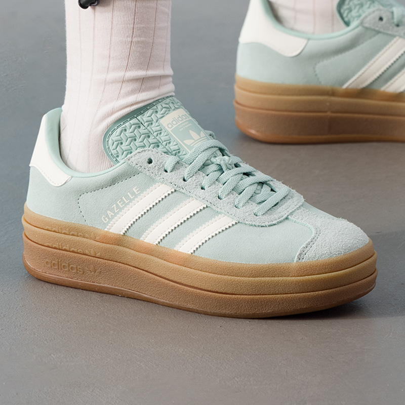 阿迪达斯三叶草女鞋2025夏季新款厚底时尚休闲运动鞋T头鞋 JS39