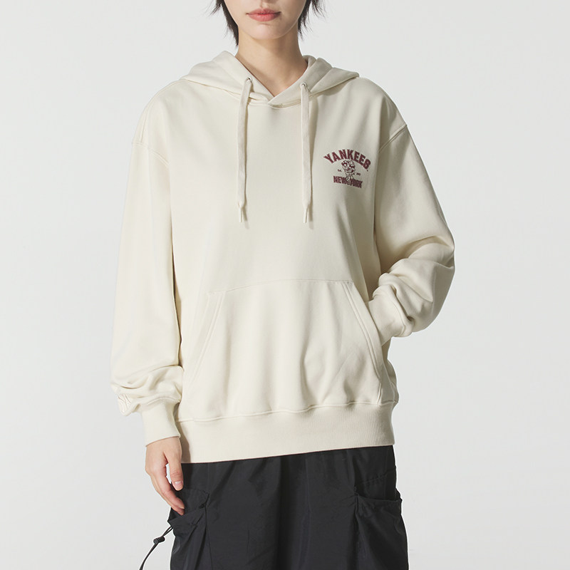耶运动MLB男装女装 2026新款夏季连帽卫衣情侣宽松休闲运动服时尚