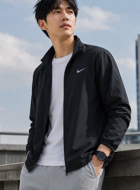 耶运动耐克夹克正品外套男士26秋季新款运动服立领上衣快干防风衣