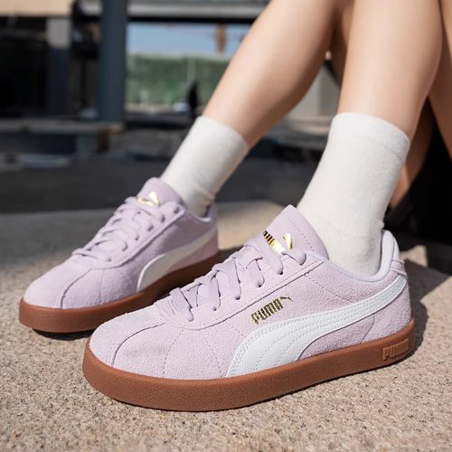 PUMA德训鞋淡紫T头鞋薄底板鞋女