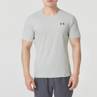 安德玛（UNDERARMOUR）T恤男装 夏季新款运动服休闲透气短袖男跑