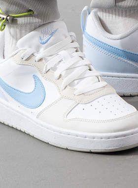 耐克官方正品女鞋2026新款COURTBOROUGH大童鞋低帮板鞋运动休闲鞋