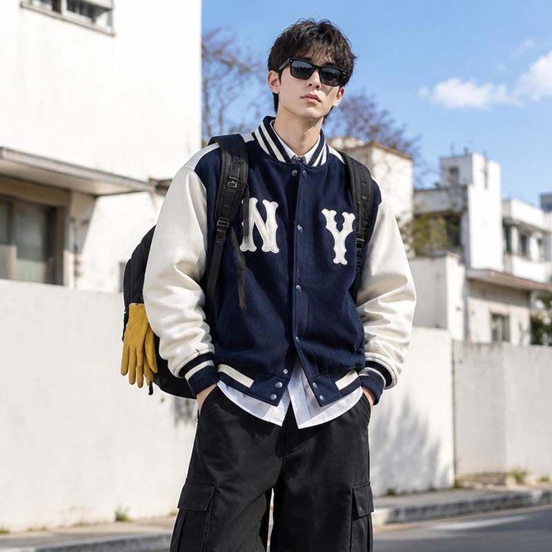 耶运动MLB男装女装冬季运动服纽约洋基棒球服情侣款休闲夹克外套