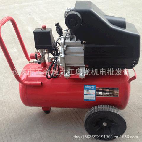 3HP手提式便携式电动空气压缩机活塞式空压机空压机