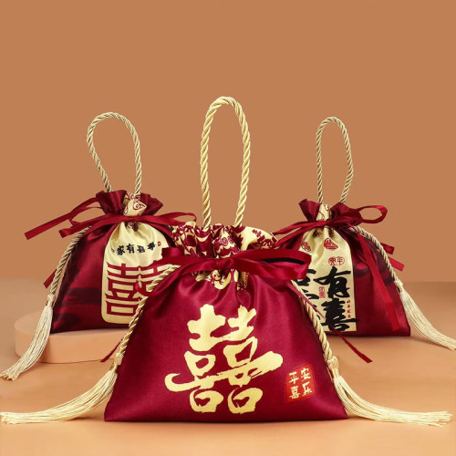 2026新款婚礼手提喜糖袋回礼