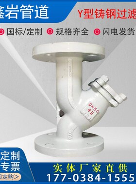 H-C铸钢Y型铸钢法兰过滤N 0 0  0 00 0