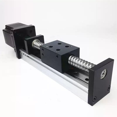 SGX单线轨滚珠丝杆导轨直线模组电动滑轨丝杠数控精密十字滑台