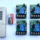四路灯具开关 一拖四 远距离无线遥控开关