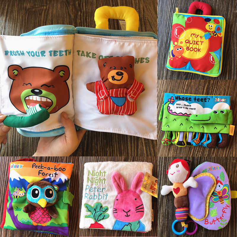 婴儿玩具0-岁益智幼儿立体宝宝布书 玩具书早教撕不烂带响纸布书,玩具/童车/益智/积木/模型,宝宝布书/撕撕书/忙碌书,淘宝优惠券,粉丝福利购,淘宝优惠卷