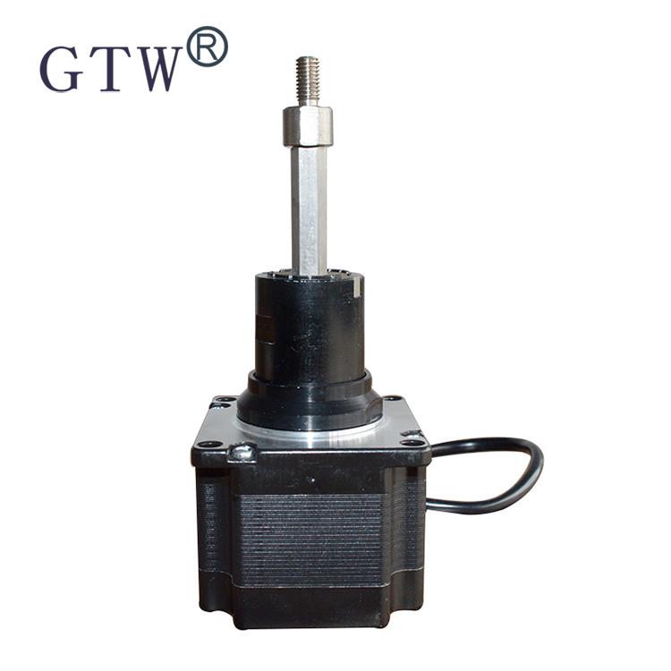 57固定轴式直线步进电机两相混合式精密推杆电机StepperMotor