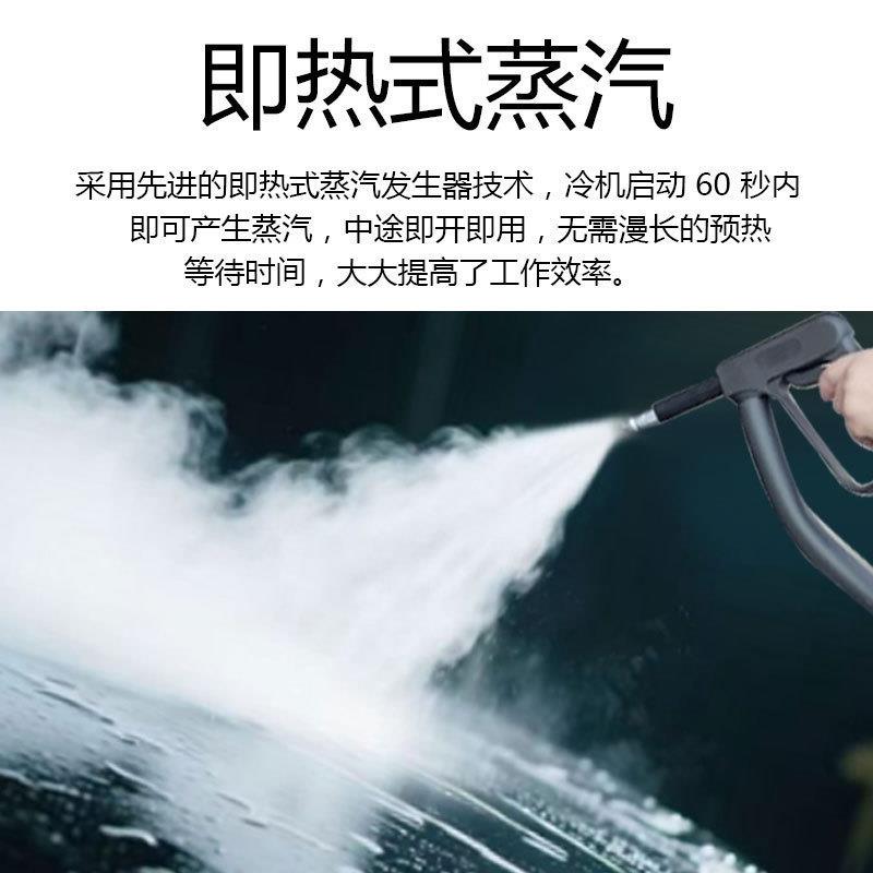 商用即热式高压蒸汽洗车机蒸汽清洗一体机智能清洗机洗车设备