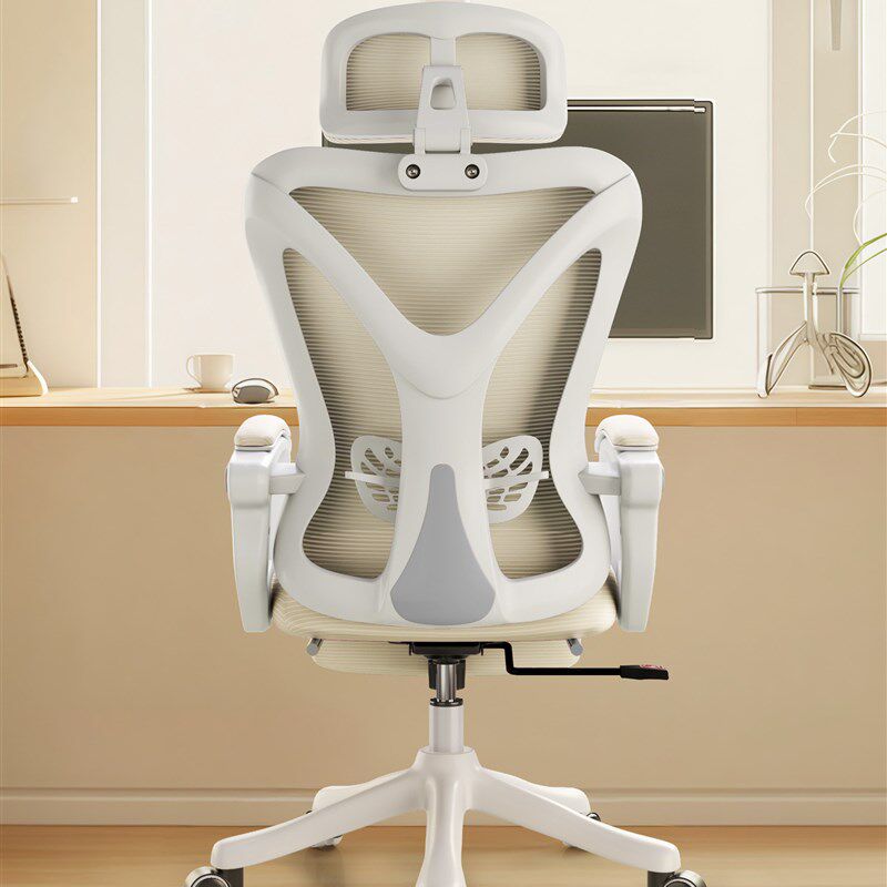 女生人体工椅子家用舒适电竞护腰椅可躺座椅靠背转椅椅