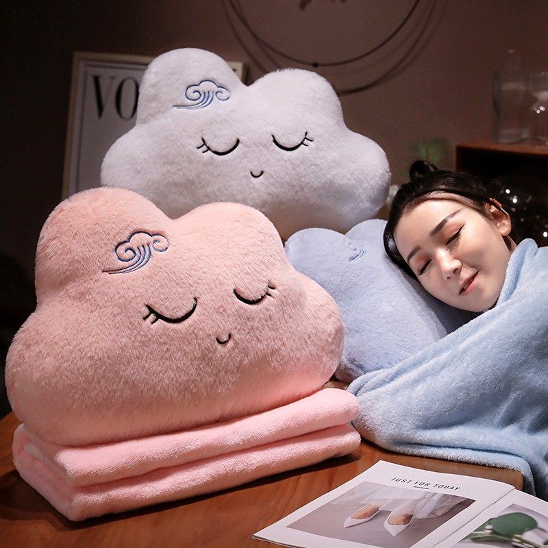 风云朵抱枕毯子二合一车载被子两用靠垫室午睡枕头靠枕女,居家布艺,抱枕被,淘宝优惠券,粉丝福利购,淘宝优惠卷