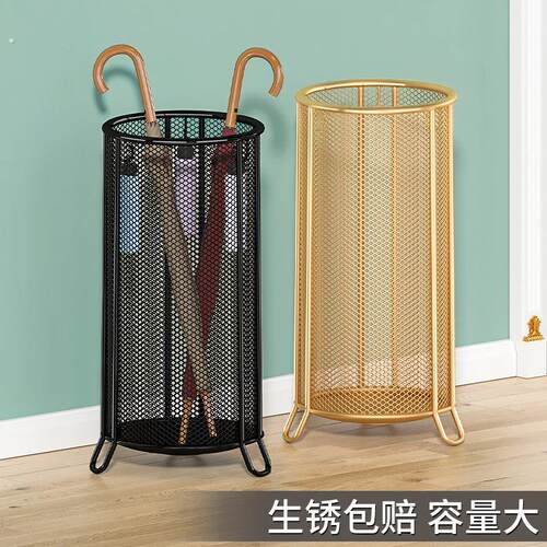 雨伞收纳架雨伞桶家用门口放伞架子商用挂伞沥水伞架置物架大容量