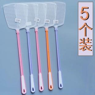 蚊子手打拍 牛筋新款 打不烂苍蝇拍不烂长柄款 加厚塑料矽胶家用老式