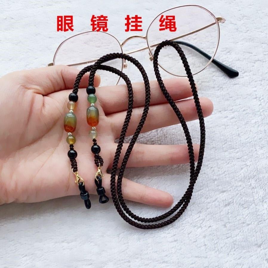 手工眼镜链防掉环保眼镜绳口罩挂链绳旅游户外运动眼睛链子挂绳