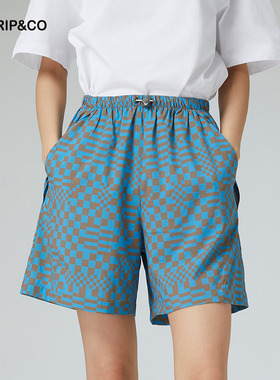 TRIP&CO2025新款运动短裤女亲肤透湿跑步健身裤子宽松休闲五分裤